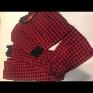 Ralph Lauren little boys buffalo check pajamas